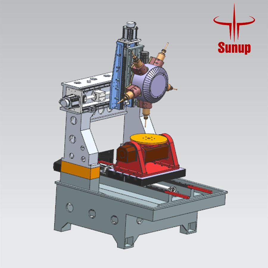 intelligence Glitch shock File automatic polish Machine tool Fuselage Frame