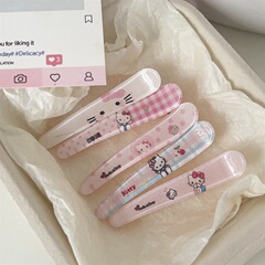 漫画かわいいサンリオカモノハシクリップガーリーハート美容前髪クリップ漫画甘いサイドヘアクリップ日本