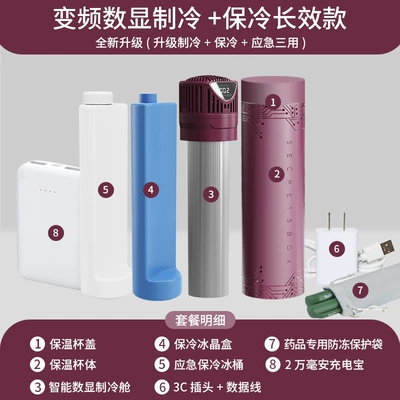 on the plane cooling cup | Soyuducular - box4-side-screen-cooling-cold-preservation-long-lasting-standard-version-red