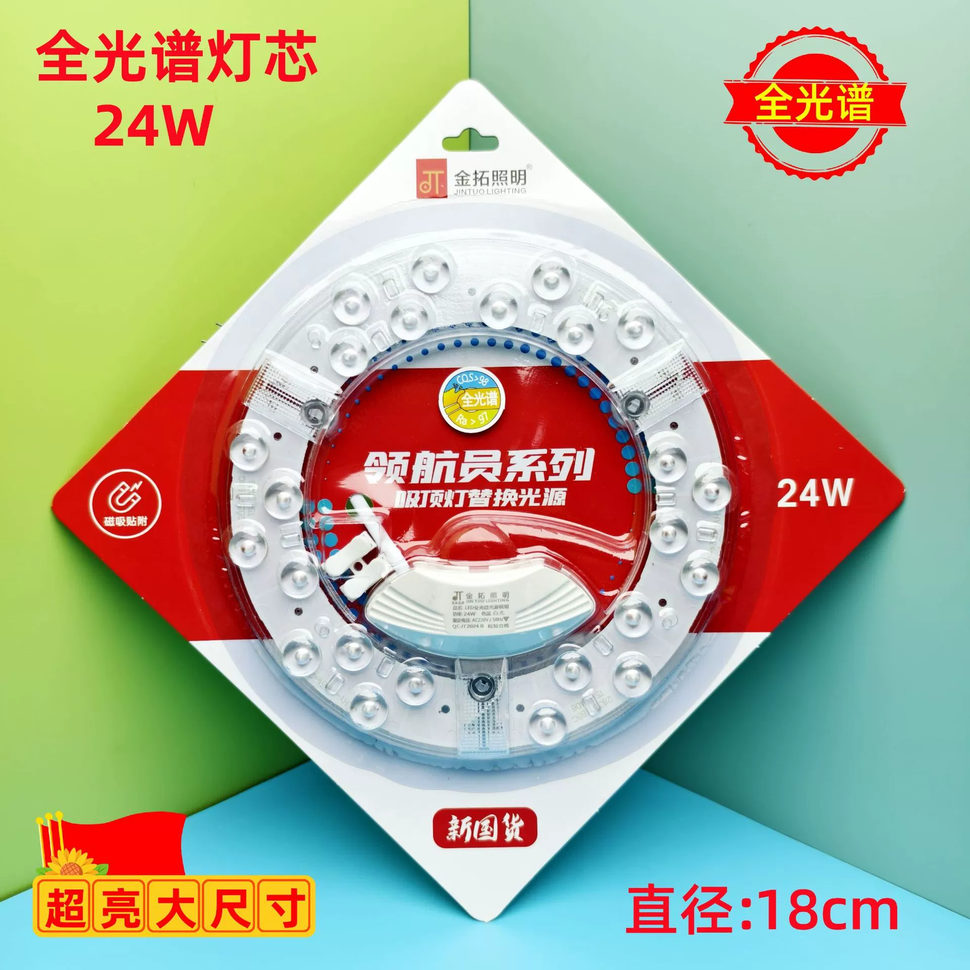 LED changeable ceiling light, magnetic super bright lamp, modified light source