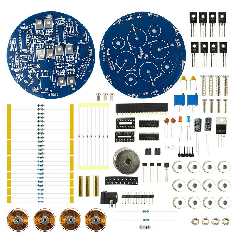 プッシュダウン磁気浮上 DIY キット楽しい技術電子生産学生はんだ付け練習回路基板部品|undefined