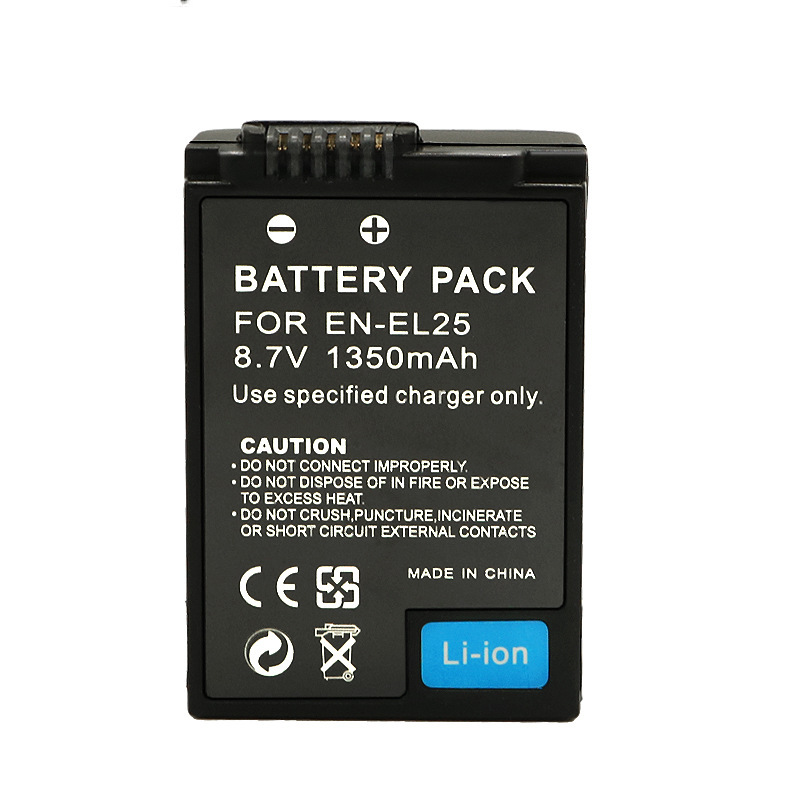 Suitable for Nikon En-El25 Camera Battery, Nikon Z Fc, Z50, Z30 Cameras, a Popular Cross-Border Product Suitable for Nikon En-El25 Camera Battery, Nikon Z Fc, Z50, Z30 Cameras, a Popular Cross-Border Product