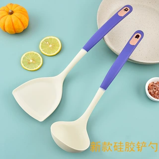 新款硅胶铲勺不粘锅专用铲子勺子耐高温炒菜铲汤勺套装厨房用具