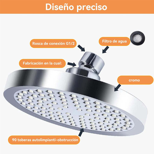 6-inch round shower pressure spray square top hotel bathroom hotel bath house small pendant