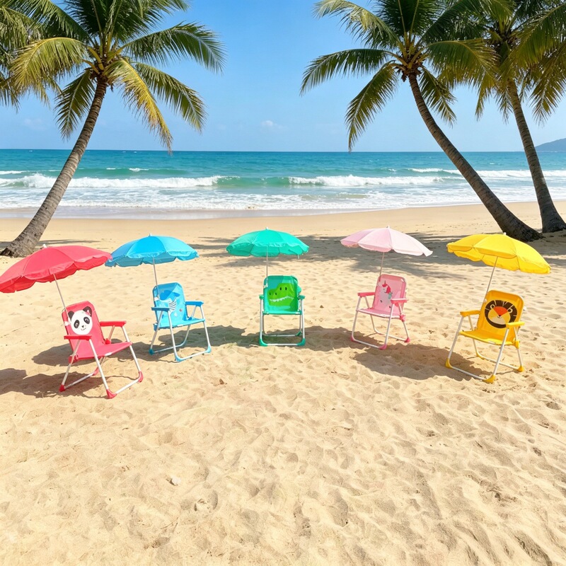 New Outdoor Baby Photo Seat Chair with Umbrella, Cartoon Style Infant Beach Chair with Sunshade for the Beach New Outdoor Baby Photo Seat Chair with Umbrella, Cartoon Style Infant Beach Chair with Sunshade for the Beach
