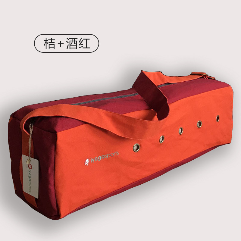 Orange + wine red