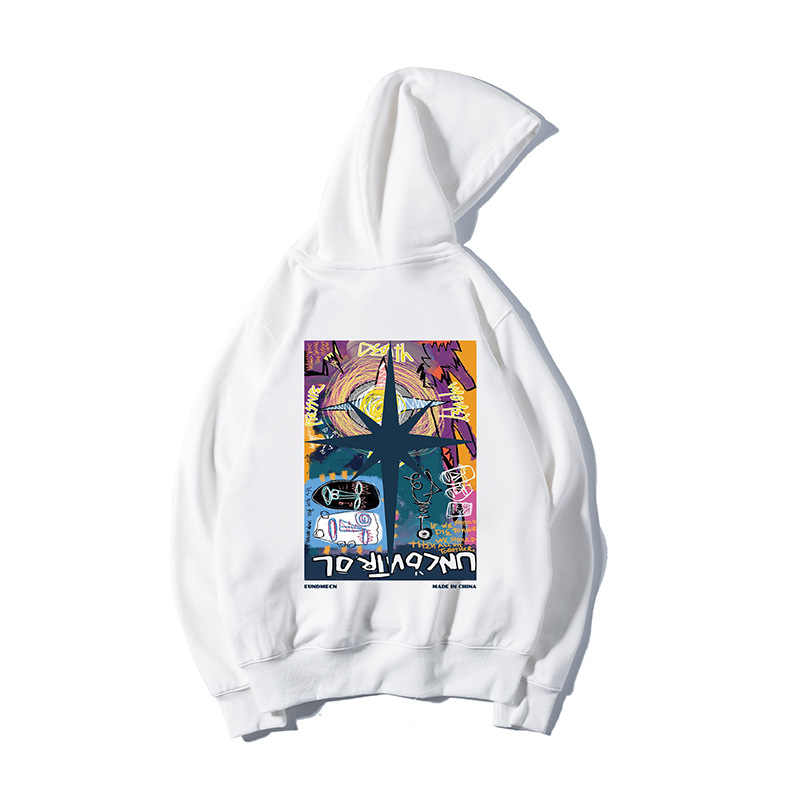 Men's Hoodie Men's Fleece Pullover Comfortable Printed Casual_voghion.com