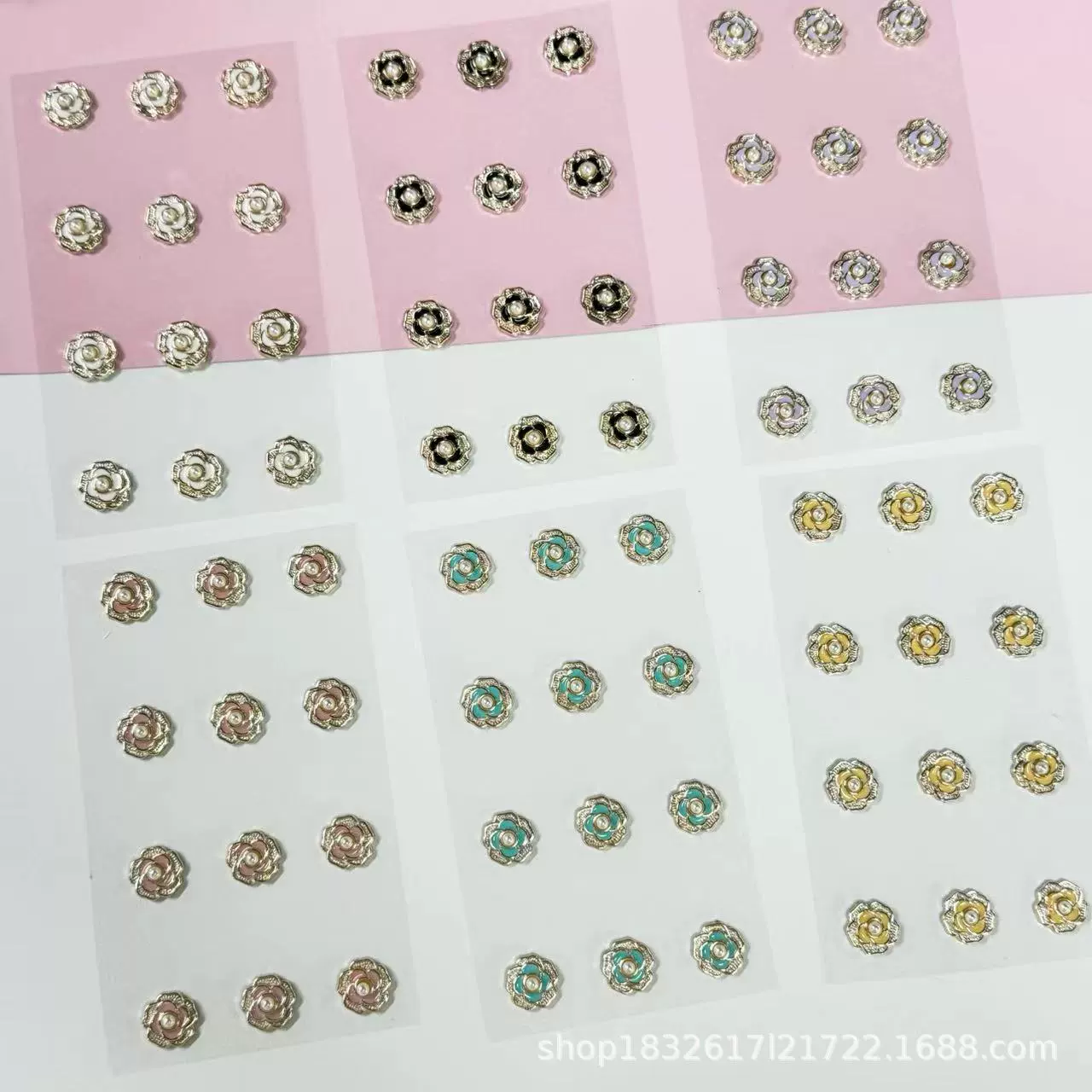 Позолоченный цветок роз акриловая наклейка золото серебро акриловая наклейка DIY креативная наклейка автомобиля жемчужина украшения автомобиля