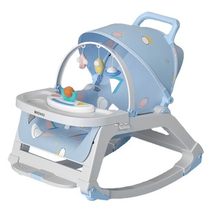 Multifunctional baby rocking chair 0-3 June Baby baoanfu rocking chair can sit and lie baby artifact baby cradle