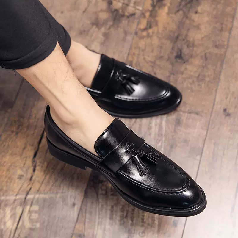 Английский стиль обуви: кожаные туфли, классический пиджак, модная повседневная обувь, британский стиль, корейский стиль.