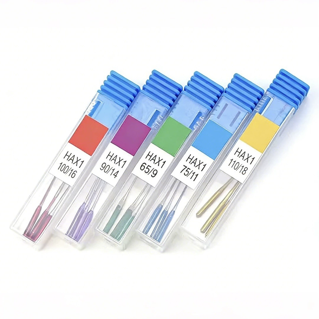 Иглы для бытовых швейных машин, предотвращающие пропускание стежков, многофункциональные электрические иглы для эластичных тканей, иглы с титановым покрытием, 3 иглы в упаковке.