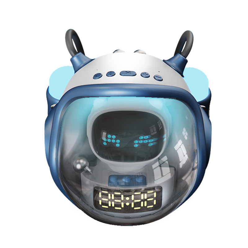 新しい M60 宇宙船ワイヤレス Bluetooth スマートオーディオ時計目覚まし時計ナイトライト多機能スピーカークリエイティブギフト|undefined