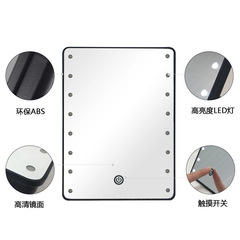 Source Factory Makeup Mirror with LED Light, Portable Dimmable Touch Control Mirror, Women's Lighting Mirror