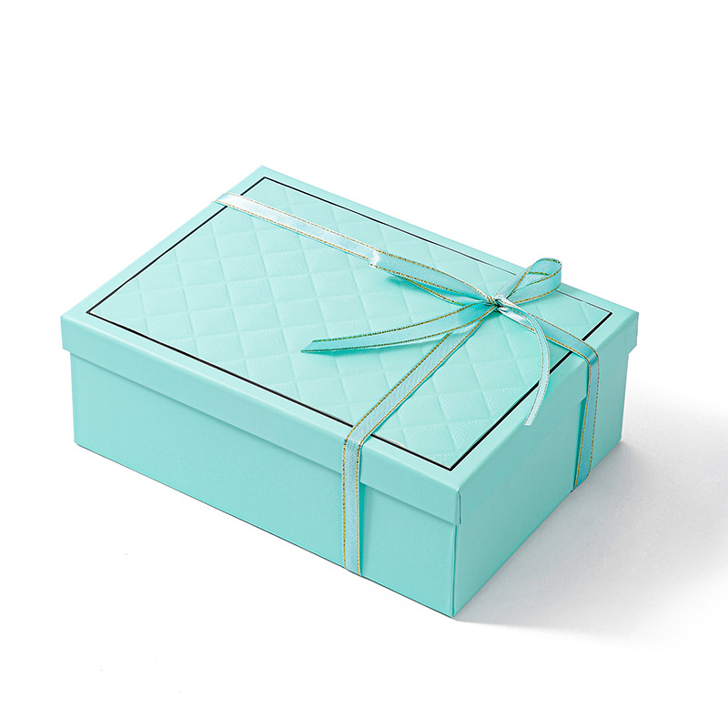 Caja de regalo plegable al por mayor Caja de regalo de la cubierta del cielo y la tierra Caja de embalaje de la cubierta del cielo y la tierra plegable de una pieza Fiesta del arco