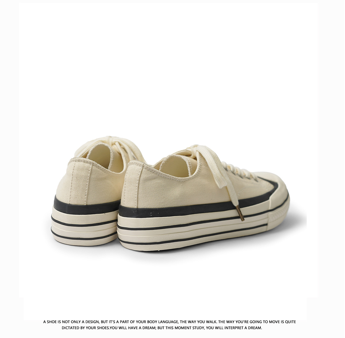 2024 nouvelles chaussures basses tendance en toile respirante à semelles épaisses pour hommes et femmes blanches, japonaises et_voghion.com