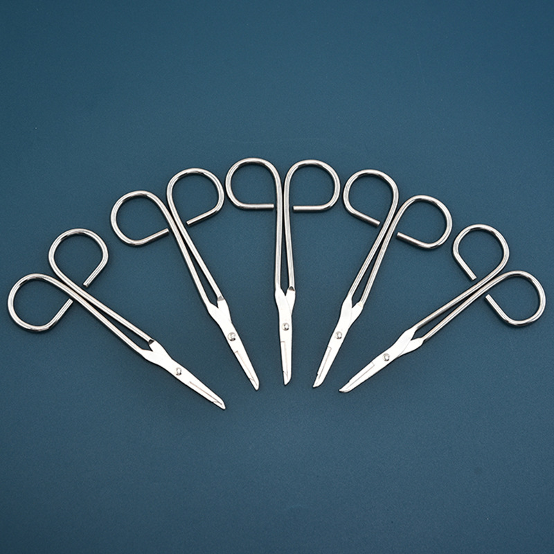 厂家批发缺口剪刀不锈钢手术拆线剪刀医用纱布剪绑带剪急救包剪刀