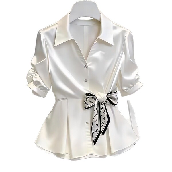 White summer shirt