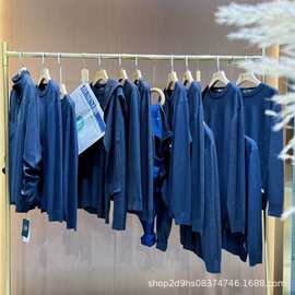 大牌专柜撤柜羊绒衫男士高端秋冬休闲衬衫走份实体店直播拿货货源