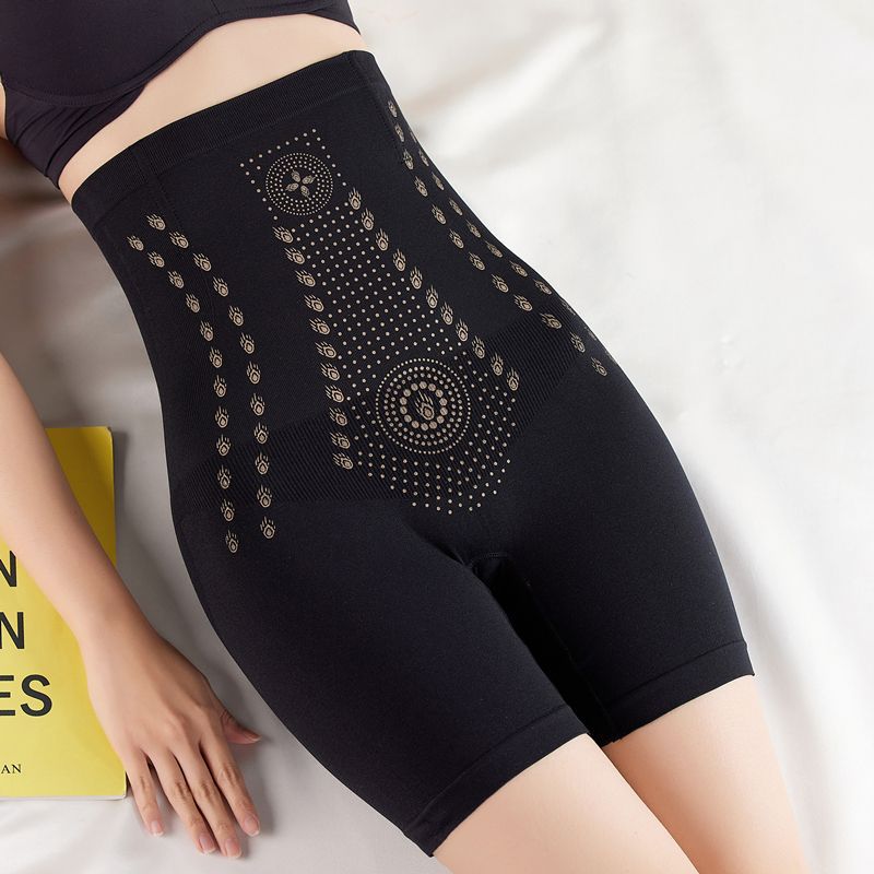 Venta caliente de cintura alta sin costuras cuerpo que forma la cadera levantamiento cuerpo que forma los pantalones vientre que forma los Pantalones de recuperación posparto polainas de grafeno