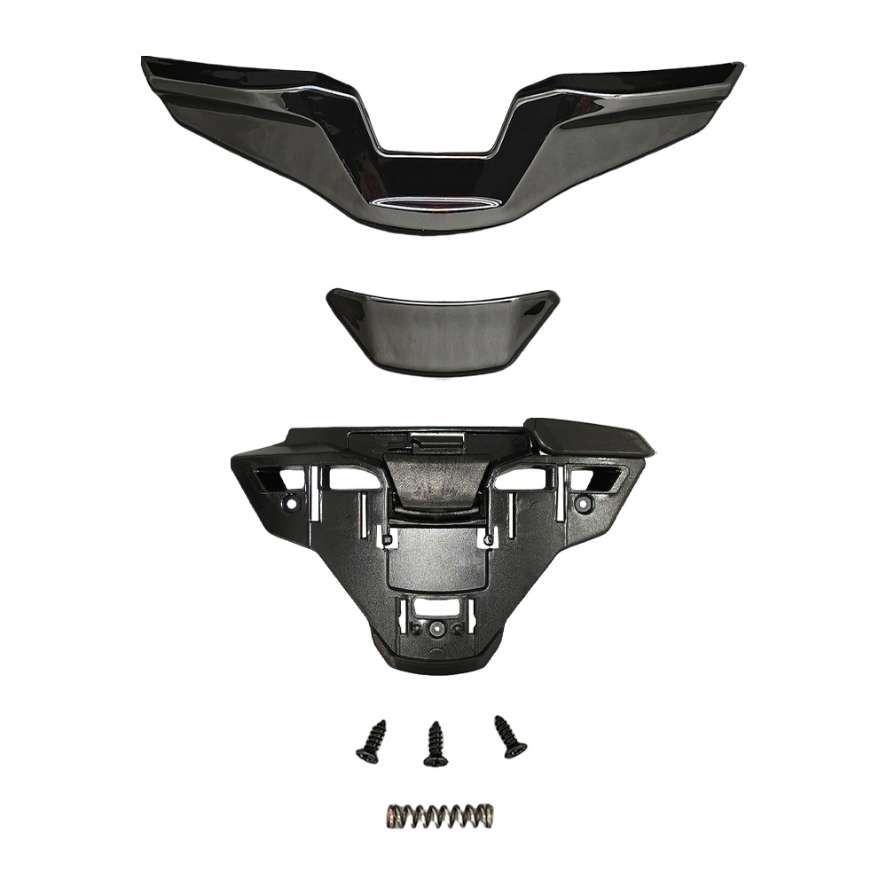 Helmet Accessories Compatible with X15 Wind Window Nozzle, Wind Window Base, Helmet Accessories, Tail Wing, Chin Strap Accessories, Complete Set