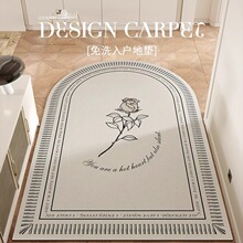 高级感垫入户门进门地垫家用防滑脚垫2024新款轻奢简约现代免洗