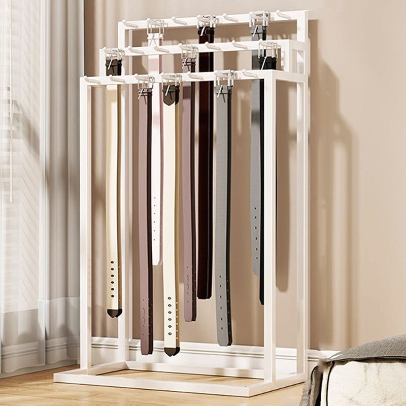 Floor-standing belt storage rack, large-capacity belt organizer, clothing store belt display, multi-layer tie display rack