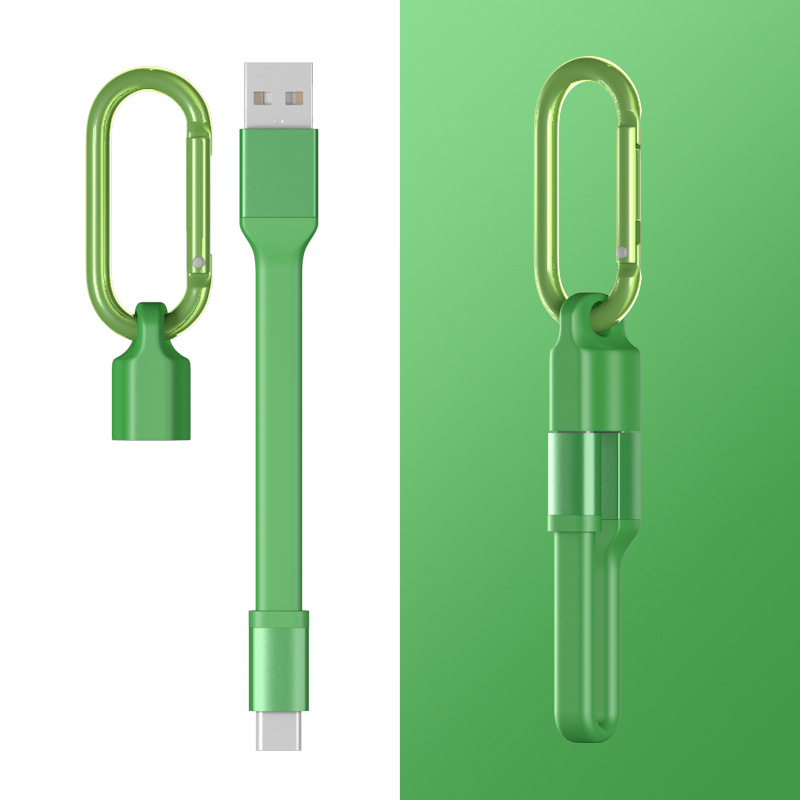 Customized Android Mobile Phone Universal Compact and Convenient Tpe Keychain Data Cable