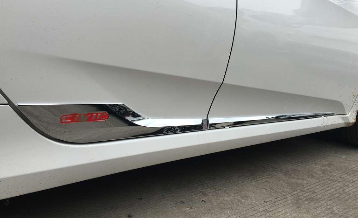Suitable for Honda 10Th Generation Civic 16-21 Models, Reversing Mirror, Fuel Tank Cap, Hood, Grille, Door Edge Strip, Handle