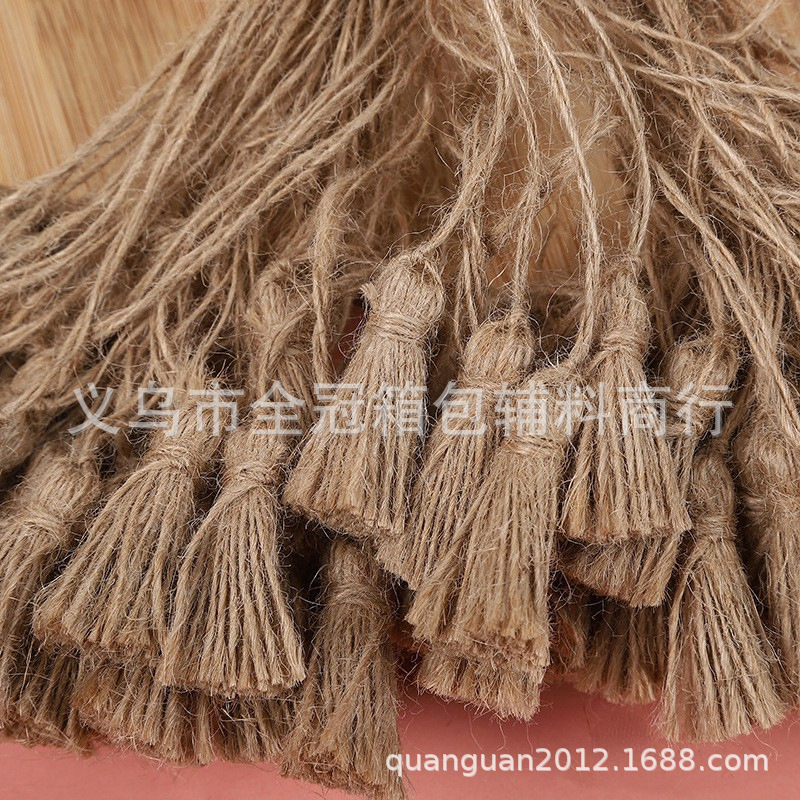 欧美田园风装饰麻绳流苏挂件摆件家居墙壁复古吊穗麻艺穗子