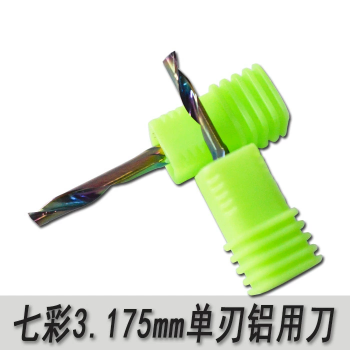 3.175mmdlc односторонний алюминиевый фрезерный станок с цветным покрытием алюминиевый профиль, гравировальный станок с ЧПУ режущая головка