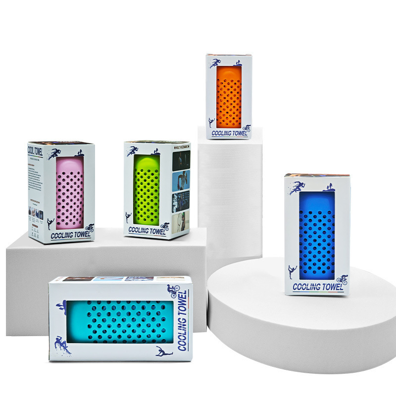 Summer Cold Sports Towel, Ice-Sense Fitness Cooling Towel, Cool-Sense Quick-Drying Custom Printed Paper Box Logo Cooling Ice Towel Summer Cold Sports Towel, Ice-Sense Fitness Cooling Towel, Cool-Sense Quick-Drying Custom Printed Paper Box Logo Cooling Ice Towel