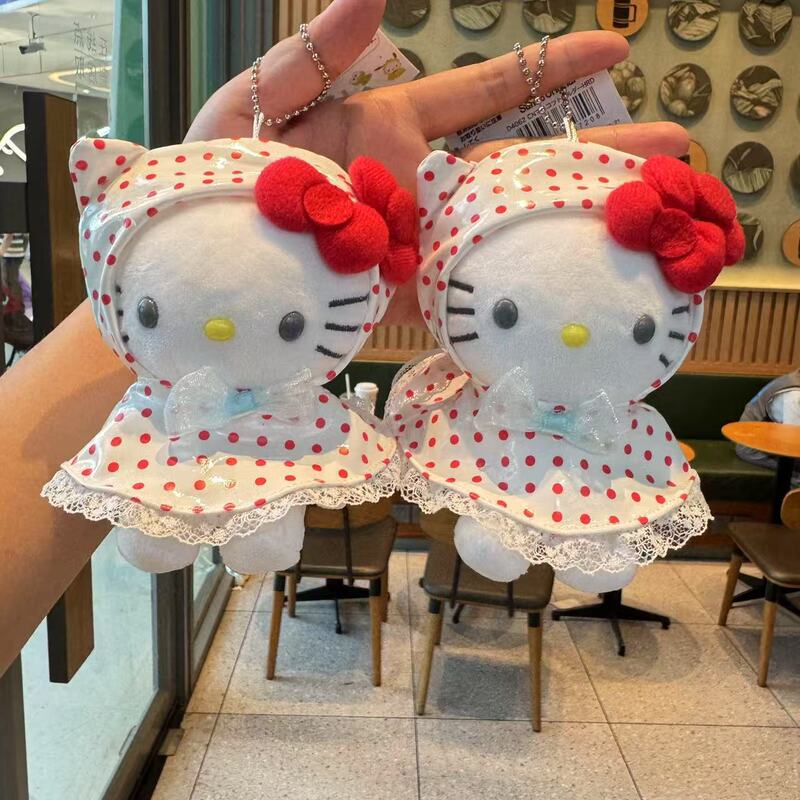 卡通热卖新款雨衣波点KT包包小挂件可爱女生挂饰毛绒公仔系列礼物|undefined