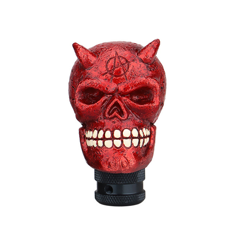 accesorios de modificación de automóviles cabeza de marchas personalidad cabeza de manija fantasma varilla de cambio de marchas bola de mano al por mayor image 79
