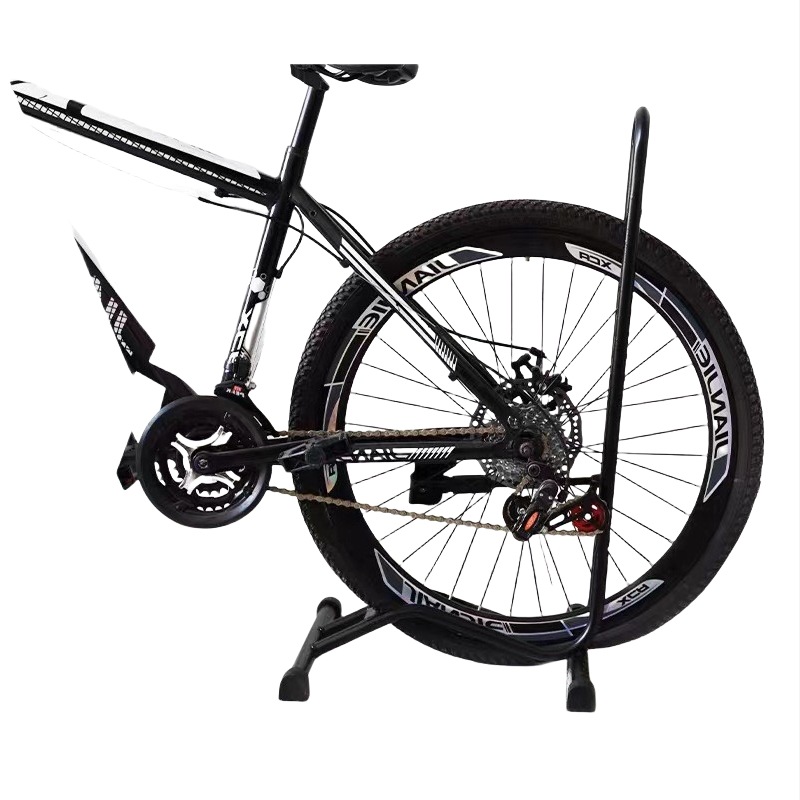 Soporte de exhibición de bicicleta de montaña estante de estacionamiento tipo L bicicleta plug-in bicicleta estante de estacionamiento mesa de reparación marco