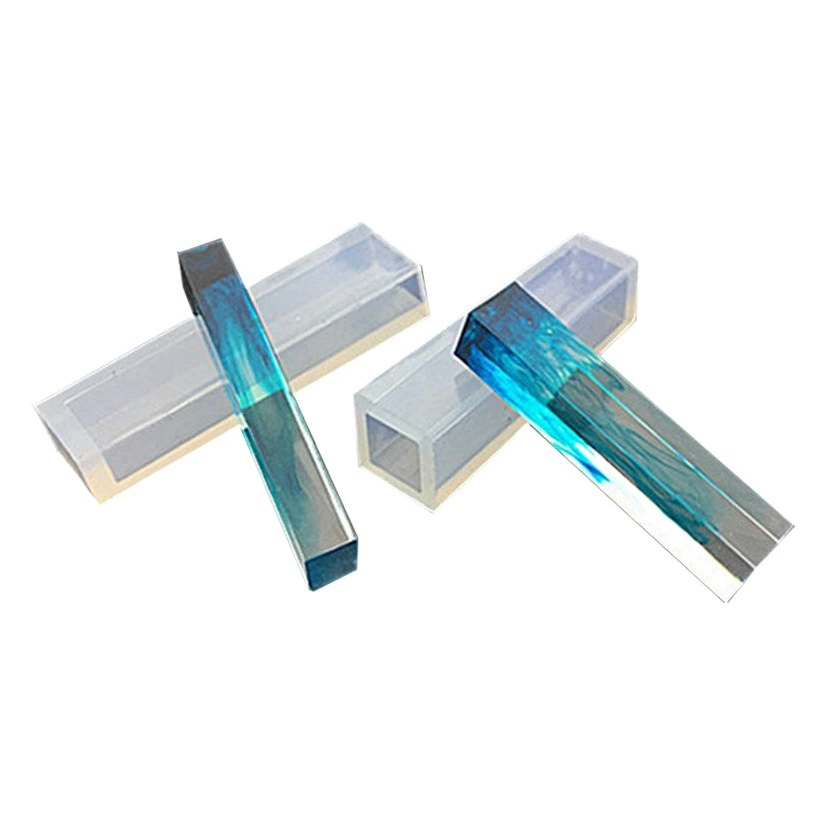 Кристалл Капля клея кулон силиконовая форма без полировки DIY ювелирные изделия ручной работы длинный цилиндр трапециевидная форма кристалла