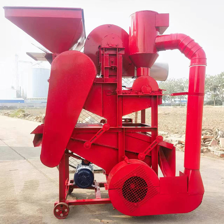 除尘花生脱壳机普兰店油坊用花生剥壳机出口柴电两用花生碎壳机