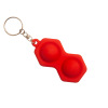 Silica gel toy, amusing keychain, anti-stress, wholesale