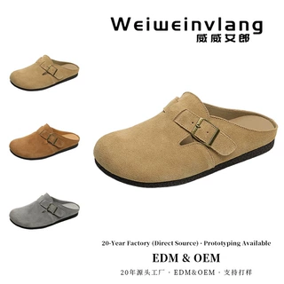 Custom women's shoes 定制勃肯鞋纯原厚底新款博肯半拖鞋女959-3