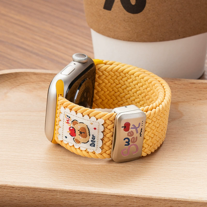 Медвежья подвеска на магнитном браслете для часов Apple Apple watch ремешок iwatch