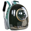 Mr. Qimeng Pet Backpack Pet Space Counter Cat Backpack with a large space bag on the chest