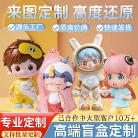 潮玩手办定做树脂摆件加工PVC钥匙扣订制搪胶摆件pvc盲盒公仔定制