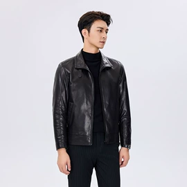 男式真皮皮衣;男式皮草