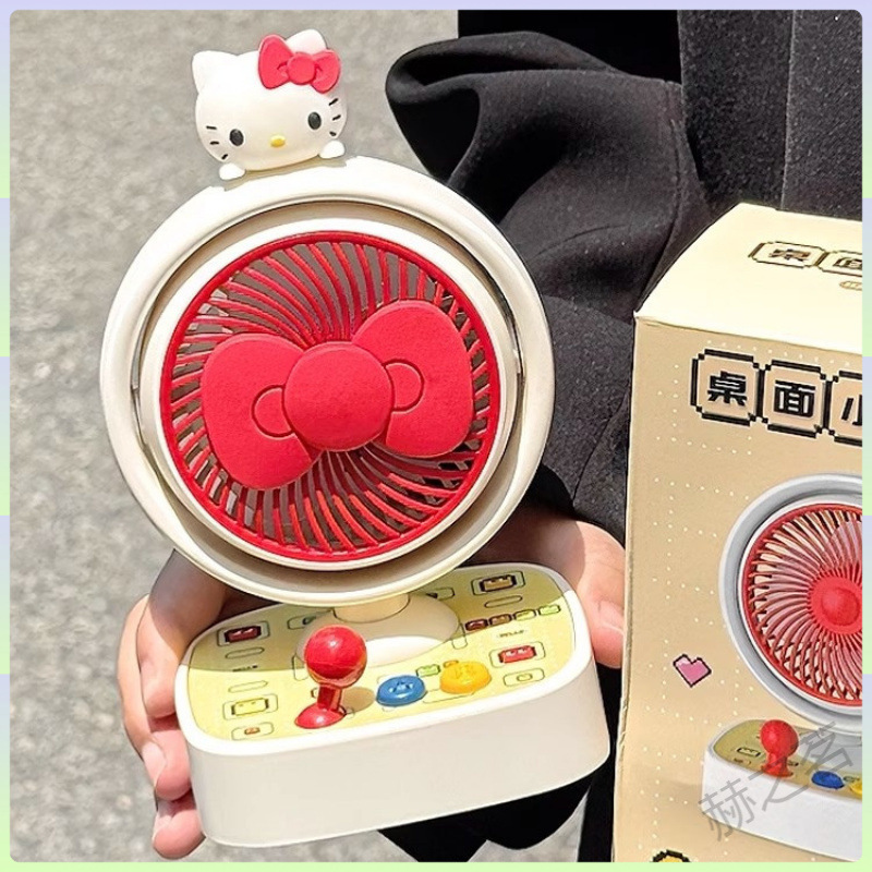 夏季新款充电台式小风扇学生可爱大风力宿舍床头风扇办公室桌面