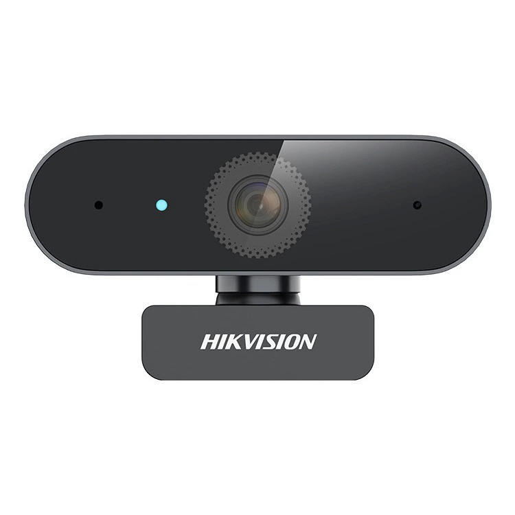 Hikvision CCTV camera, headband, microphone, laptop