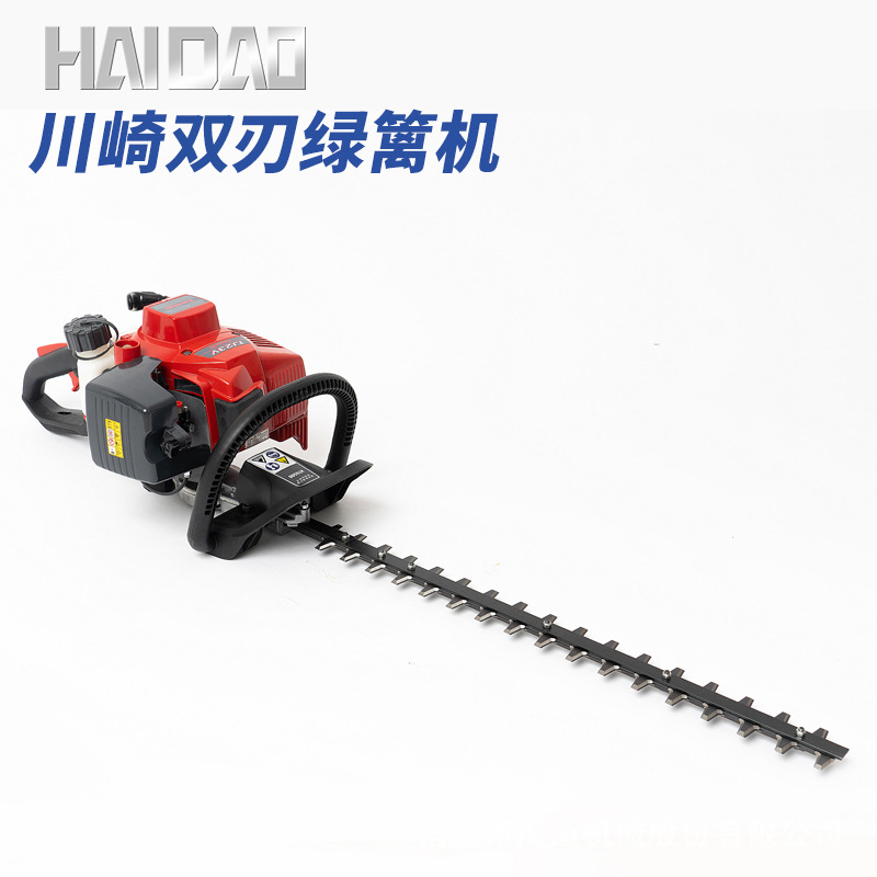 海道茶树修剪机绿篱机汽油园艺修枝多功能川崎TJ23V动力绿篱机