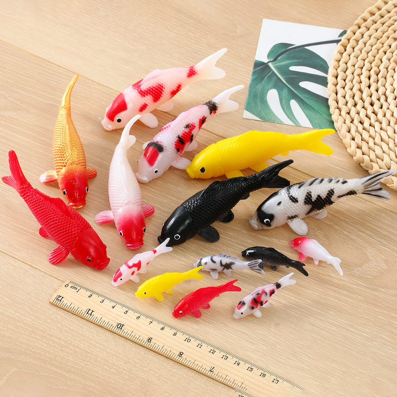 Simulated Koi Goldfish Ornamental Fish Model Fish Tank Decoration Supplies Flowing Water Scene Landscaping Ornaments School Teaching Aids Simulated Koi Goldfish Ornamental Fish Model Fish Tank Decoration Supplies Flowing Water Scene Landscaping Ornaments School Teaching Aids