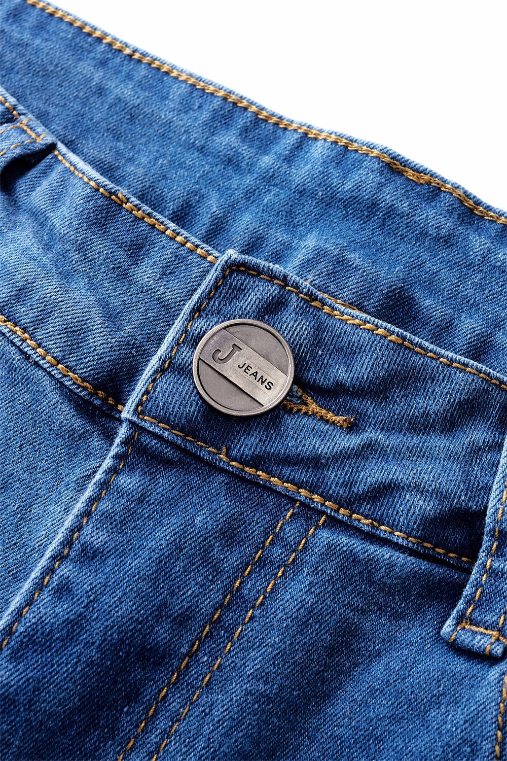 ChicShe Cross-Border Europea Ad North America Skiy Stretch Tassel Flared Wome's Trousers Log Pats Solid Color Jeas_voghion.com