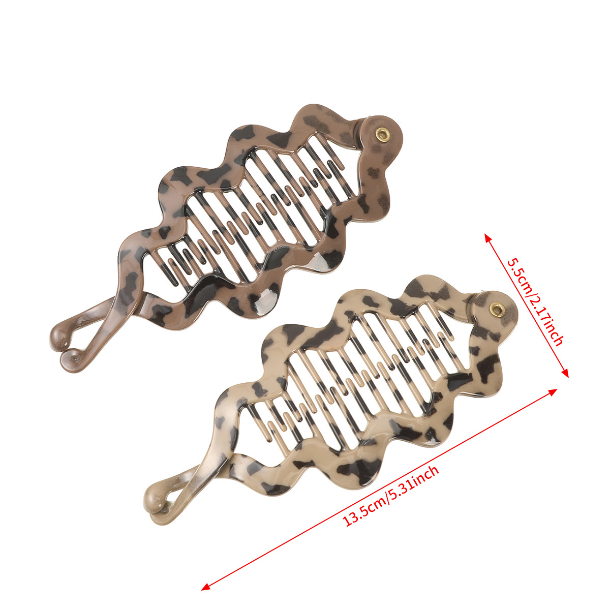 Women's Banana Clip Animal Luxurious Romantic Beach Synthetic Resin Resin Printing And Dyeing Handmade Hair Clip Headwear display picture 10