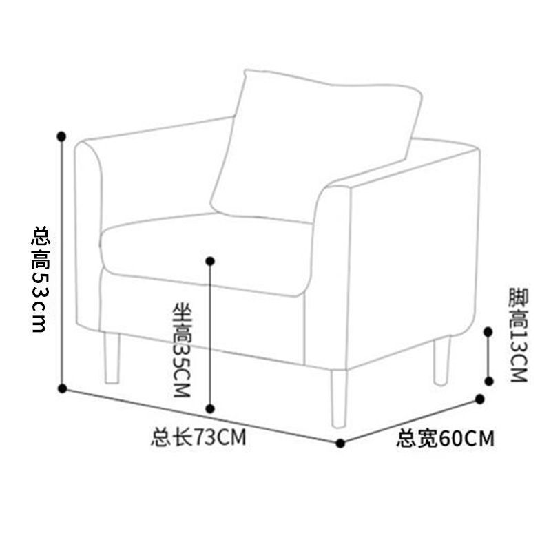 Fábrica directa sofá pequeño estilo nórdico simple moderno dormitorio alquiler simple red doble sala de estar triple
