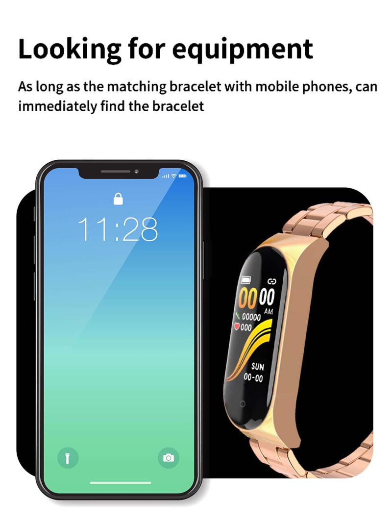 Title 10, Smart Bracelet Herzfrequenz Blutdruck Ihr persö...